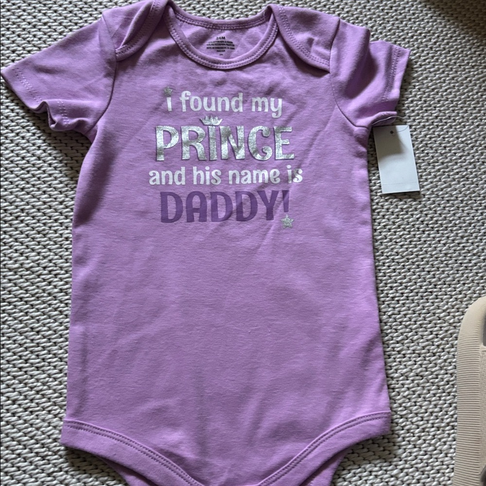 Bodysuit infant size 24 months new 60% cotton 40% polyester snaps